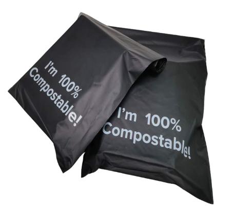 Flexible Cornstarch Biodegradable Bags Leakproof Cornstarch Mailers For Various Industries