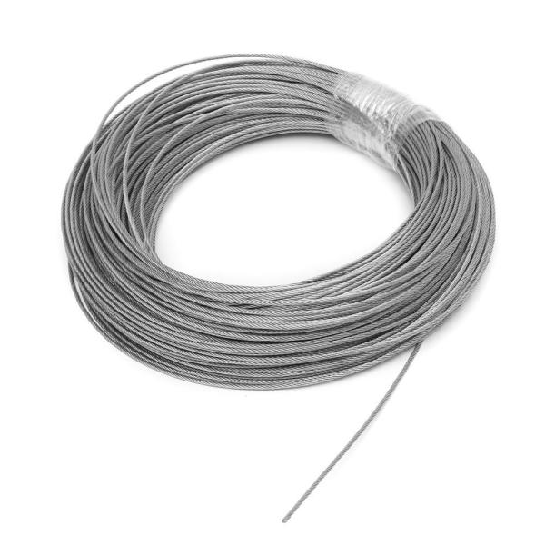 304 316 7x19 câble en acier inoxydable 8 mm DIN ASTM ISO certifié