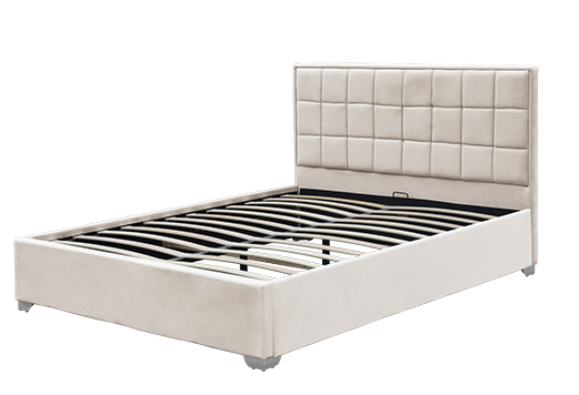 Машинная плита 120x200cm 140x200cm 160x200cm 180x200cm хранения Ottoman бархата Horwood бежевая