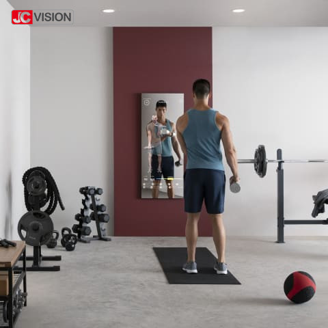 зеркало фитнеса умного зеркала 32inch 43inch DIY взаимодействующее умное