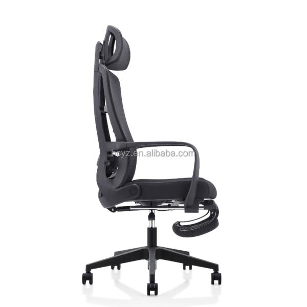 Modern Office Furniture Executive Ergonomic Chair with Adjustable Footrest and Swivel Base