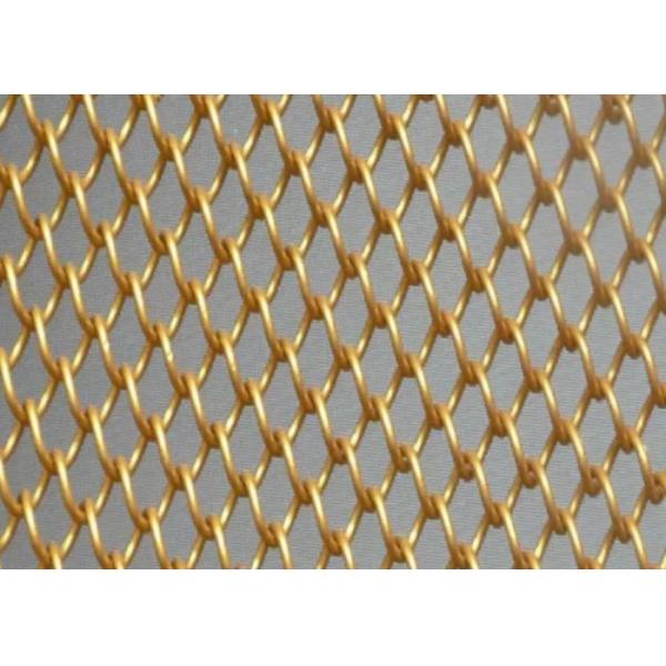 Crimped Stainless Steel 304 Decoration Wire Mesh For Cabinet Doors