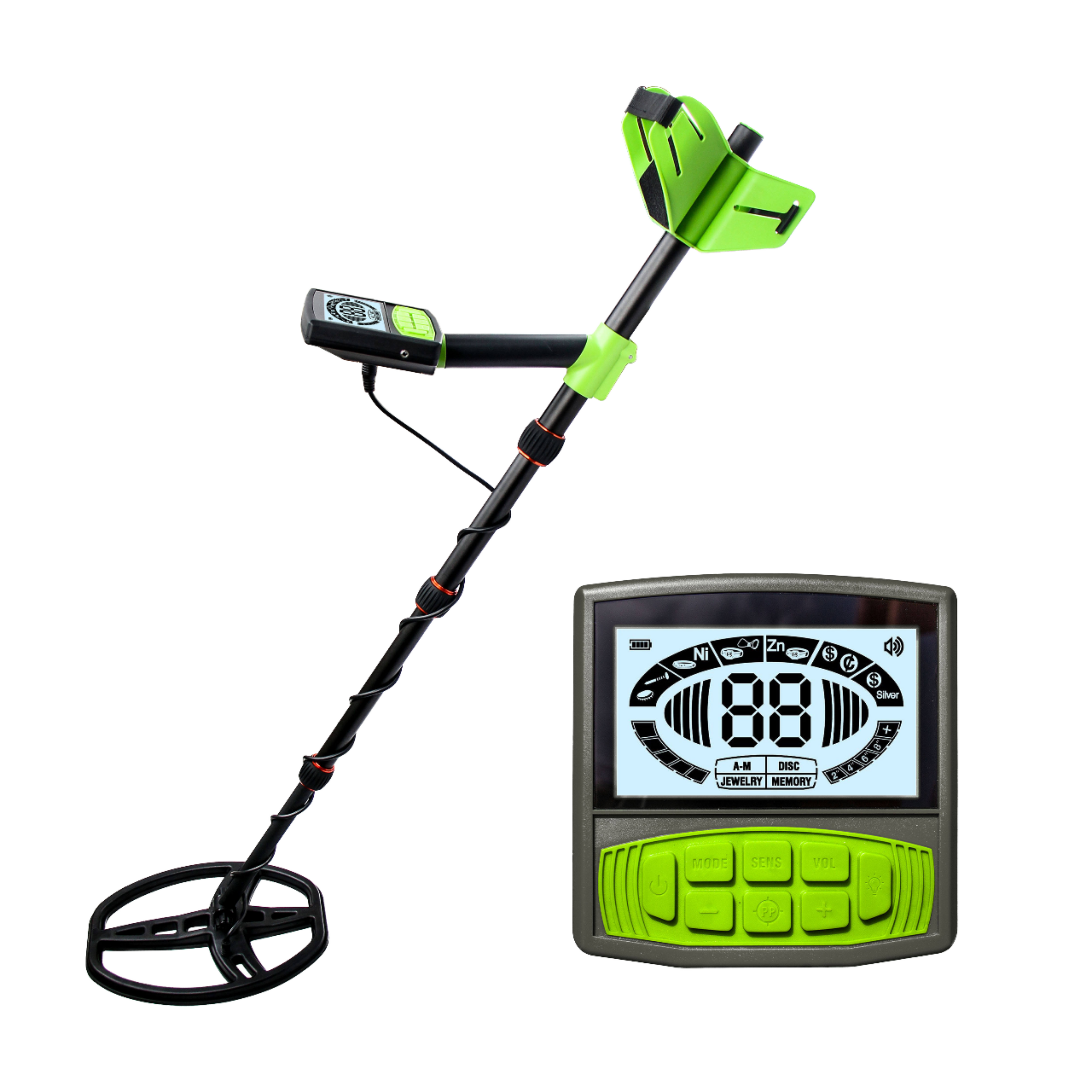 M55 Gold Metal Detector With 7kHz Frequency And >20cm Sensitivity For Underground Detection With Digital Display