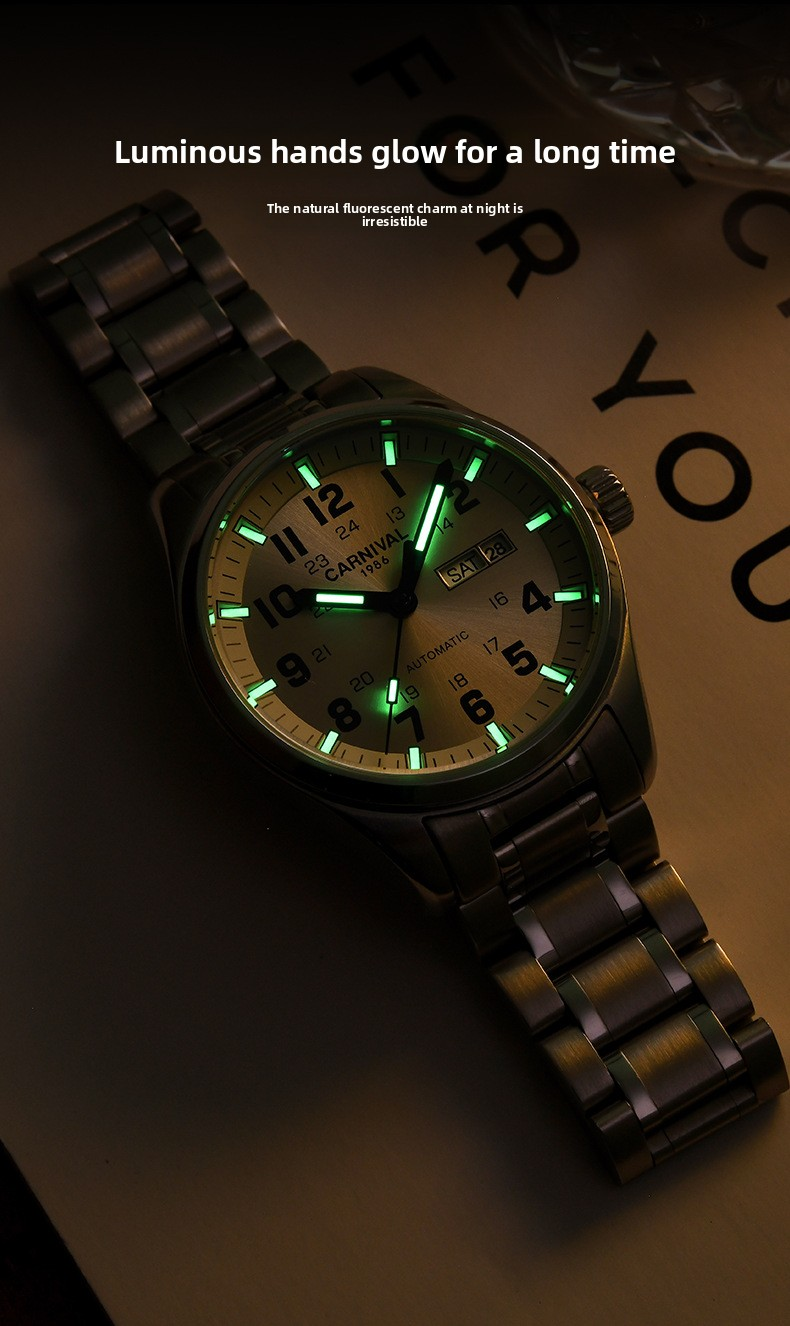 Automatic Movement Mens Luxury Wristwatches Stylish Durable And Water Resistant Ideal For Professional Business Settings