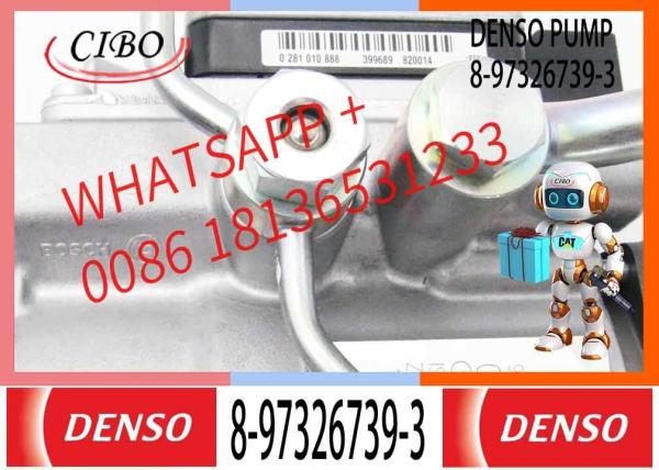 Peças originais de escavadeira 4JH1 motor 8-97326739-3 bomba de injeção de combustível 8-97252341-5 usada na Isuzu