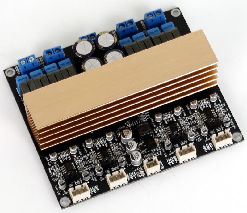 TPA3255 Four-Channel High-Power Digital Class D Power Amplifier Board for Home Passive Speakers