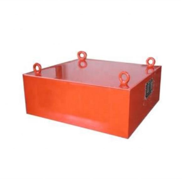 Manual Cleaning Cross Belt Permanent Iron Separator with Electric Motorized Operation