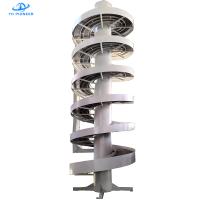 Système de convoyeur de levage en spirale avec construction en acier inoxydable 201/SUS304 et caractéristiques résistantes à la chaleur