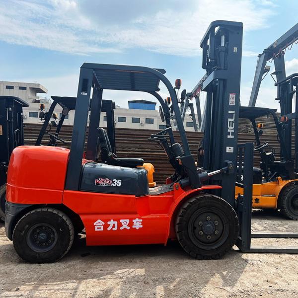 Manual Transmission Used Forklift Standard Mast Type Second Hand Forklift