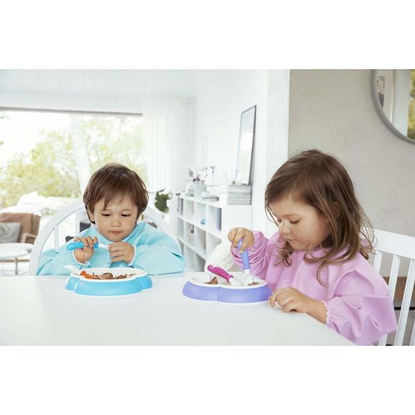 Newborn Baby Apron Bib  Baby Kids Cartoon Pattern Eat & Play Soft Material