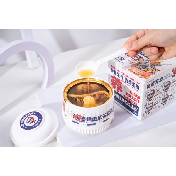 Высококачественный женьшень и кордицепс рыбий суп - традиционная суперпродукция для борьбы со старением иммунной системы