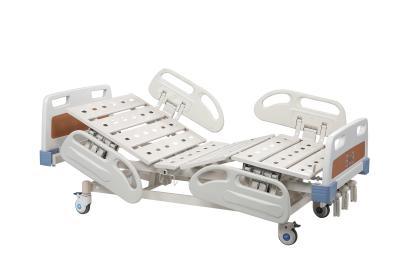 Folding Nursing Electric Hospital Bed With Rails Cold - Rolled Adjustable