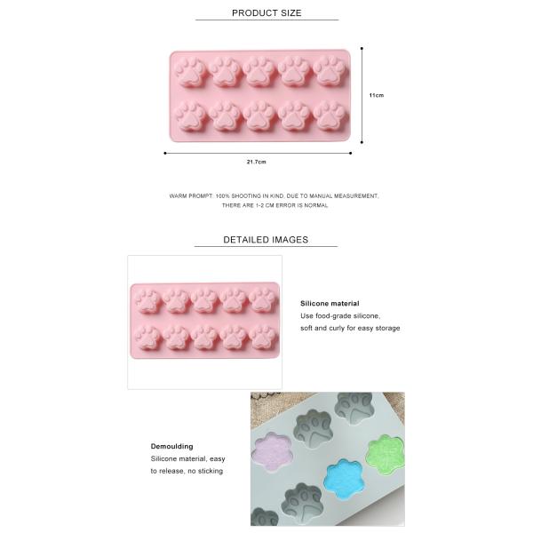Bandejas del cubo de hielo del silicón del FDA