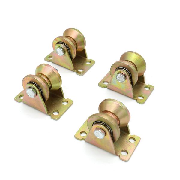 V Type Groove Wheel Yellow Zinc-Plated V -Groove Wheel Sliding Gate Wheels