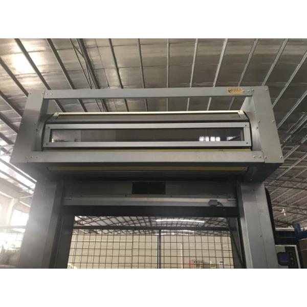 Modern Industrial ISO3834 High Speed Door Horizontal And Lifting Swirled Backwards