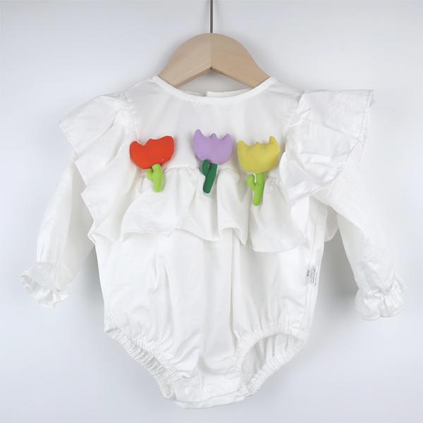 summer lovely organic 100% cotton infants Toddlers newborn baby gril romper  baby clothes toddler clothing