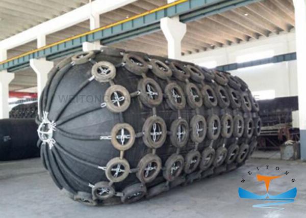 Cylindrical Yokohama Marine Pneumatic Rubber Fender With SGS Certificate