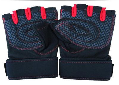 Light Industry Workout Hand Gloves Elastic Cuff Sheepskin Leather Palm
