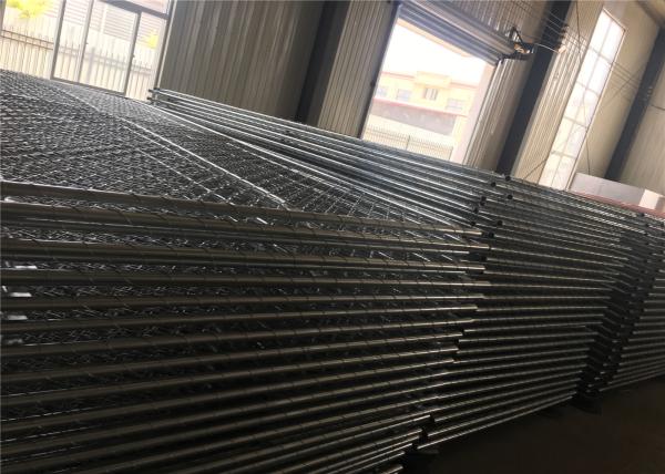 chain mesh temporary construction fence 8ft x 12ft  mesh 2-3/8 inch mesh opening x 11.5 gauge wire