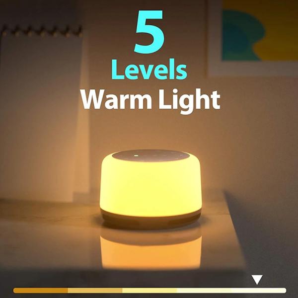 7 Colour Bluetooth 1800mAh Timer Ambient Night Light For Adults Sleep