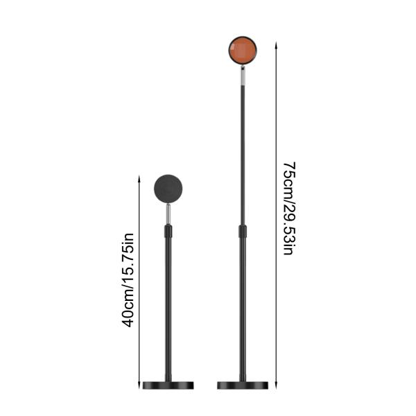 Sunset Projection Lamp LED Night Lights Sunset Lamp Bedroom Decor USB Rainbow Projector Atmosphere Stand light(WH-MFL-06