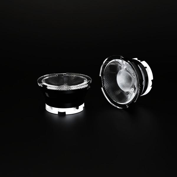 Match Luminus COB LED Lens Narrow Beam Angle PMMA Material Low Glare