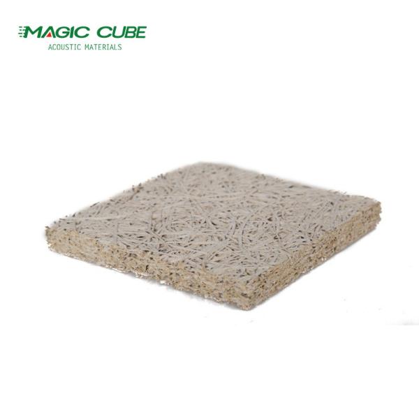 Eco Friendly Wood Wool Insulation Boards Fireproof Wood Fiber Panels Customized