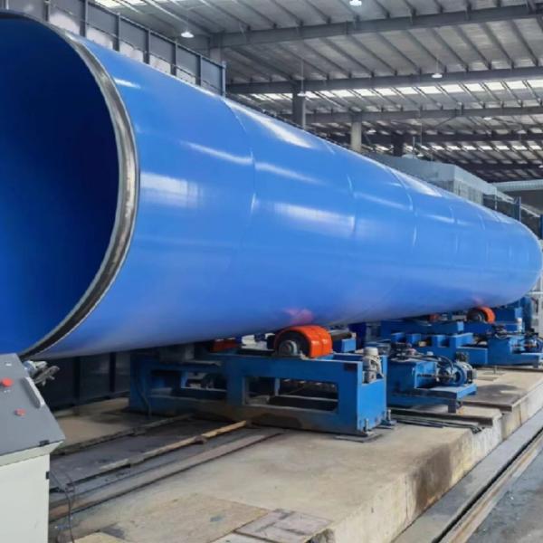 Équipement de ligne de revêtement anti-corrosion pour éliminer la rouille de la surface externe des tuyaux en acier