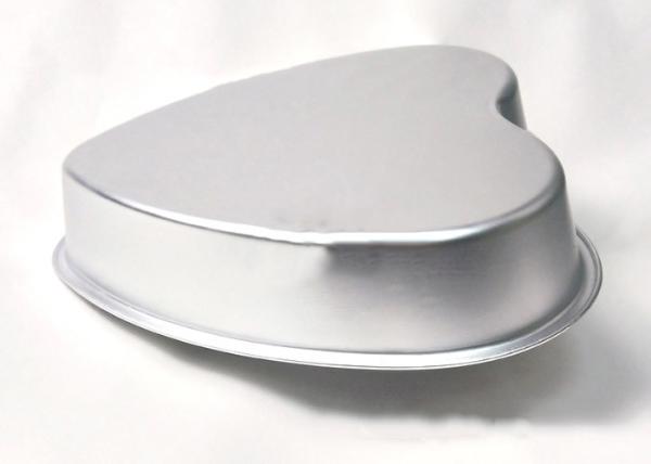 Heart Shaped Cake Pans Aluminum Mould Baking Chiffon Cake Mold With Anodizing