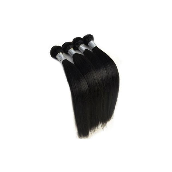 22 Inch Virgin Peruvian Human Hair Extensions , Weft Straight Hair