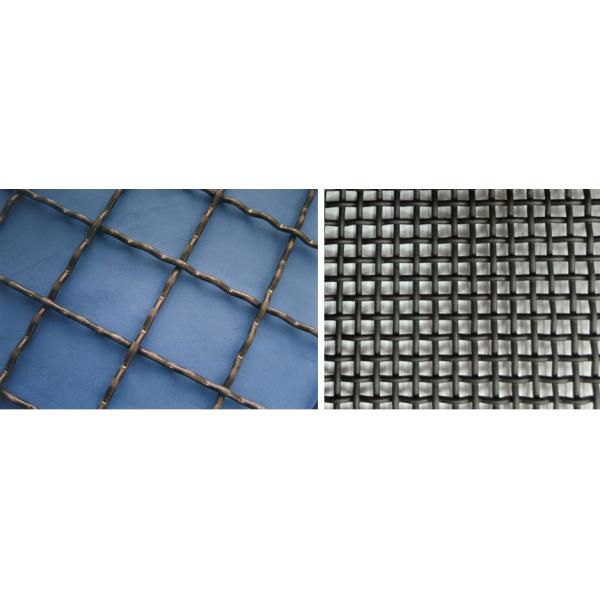 Ячеистая сеть волнистой проволки 1.5mm до 6mm нержавеющей стали AISI, ASTM гальванизировала стальной экран сетки