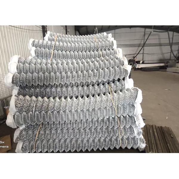 Galvanized Hole Cyclone 60x60 50ft Pvc Coated Chain Link Fencing High 1.8m
