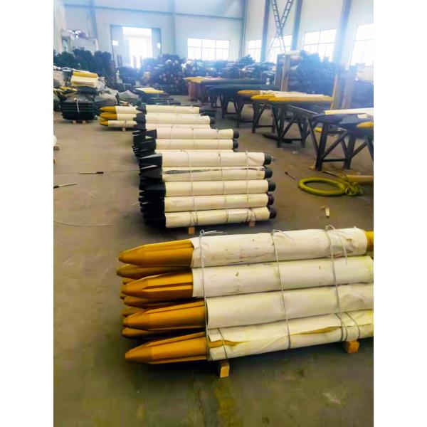 Cross Cut Excavator Hydraulic Breaker Chisels 175mm 55 Hardness Rods