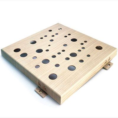 Custom 1mm - 8mm Brushed Aluminium Veneer Lightweight Perforated Aluminum Plate