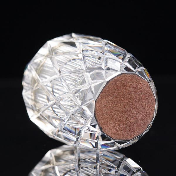 Professional Luxury Faceted Glass Crystal Perfume Bottle For Wedding Favors Valentine Gift