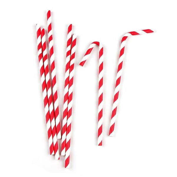 U Shape Paper Drinking Straws for Disposable in Eco-Friendly Food Beverage Stores