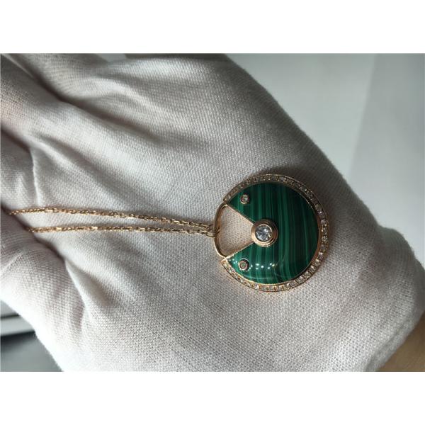 Malachite High End Custom Jewelry Amulette De Necklace For Women