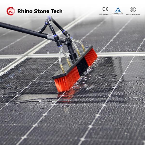 Solar Arrays​ Water Fed Pole Rooftop Solar Panel Cleaning Telescopic Brush Odm