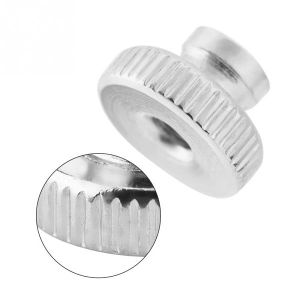 Steel Thread Aperture M3 Heatbed Adjustment Nut 5.8*10.64*7.33mm