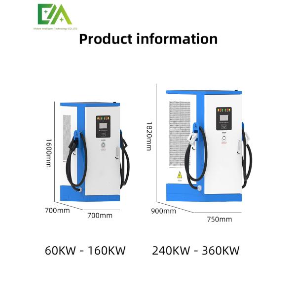 Estación de carga de vehículos eléctricos de corriente continua rápida de 120 kW de nueva energía comercial con doble pistola Evse CCS2/GBT Estación de carga de vehículos eléctricos con OCPP
