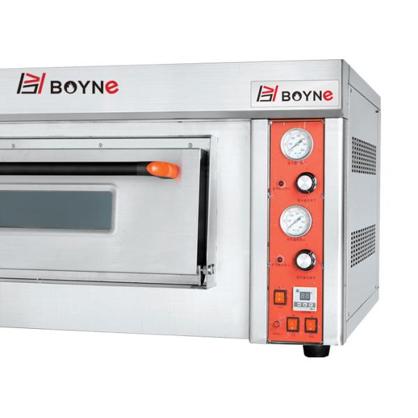20~500°C High Temperature Stainless Steel Commercial Gas Two Deck Pizza Oven