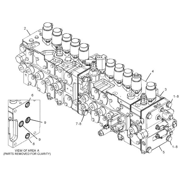 TQCAT 455-2663 424-937 Main Control Valve 349E 349F 352 Mining Construction Demolition Engineering Machinery Parts