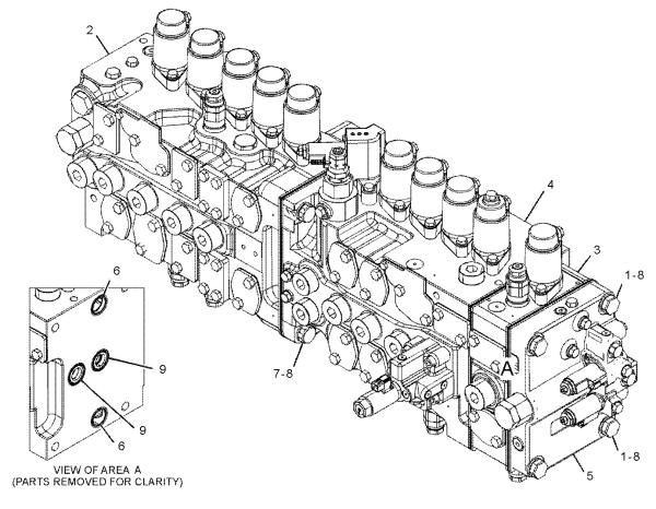 CAT 455-2663 424-937 Main Control Valve 349E 349F 352 Mining Construction Demolition Engineering Machinery Parts