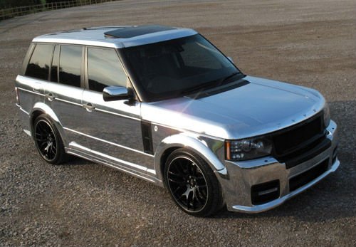 chrome silver car wrap vinyl