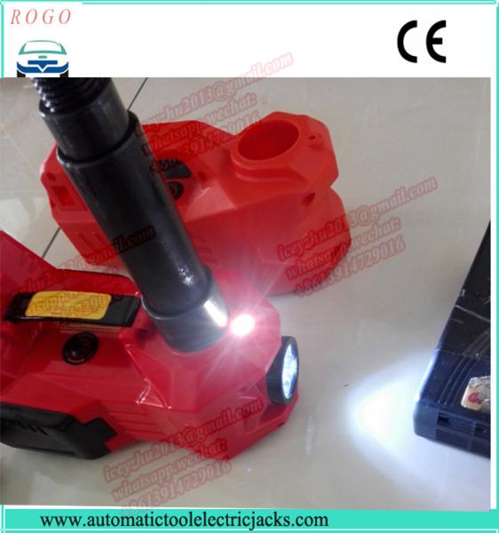 emergency tools portable 3 tons auto electric lifting jack with led light