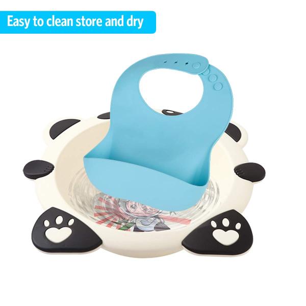 Нетоксический непахучий Bib младенца силикона, безосколочный уловитель Bib силикона