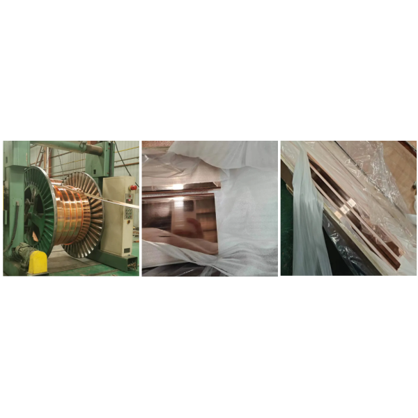 C11000 Tin Plated High Conductivity Copper Busbar 100% IACS with Electro-Tin Plating 6x50mm for Power Distribution