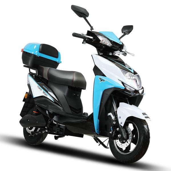 Electric Vehicle 60V Voltage High Power 1200w Electric Vehicle Max. Speed 61 80km/h 2-Wheel Adult Electric Vehicle