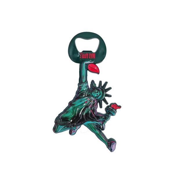 134*73*7mm Zinc Alloy Color Spraying Bottle Opener