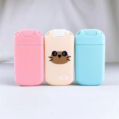20ml 30ml red blue green plastic credit card perfume mist spray bottle for cosmetic skin care